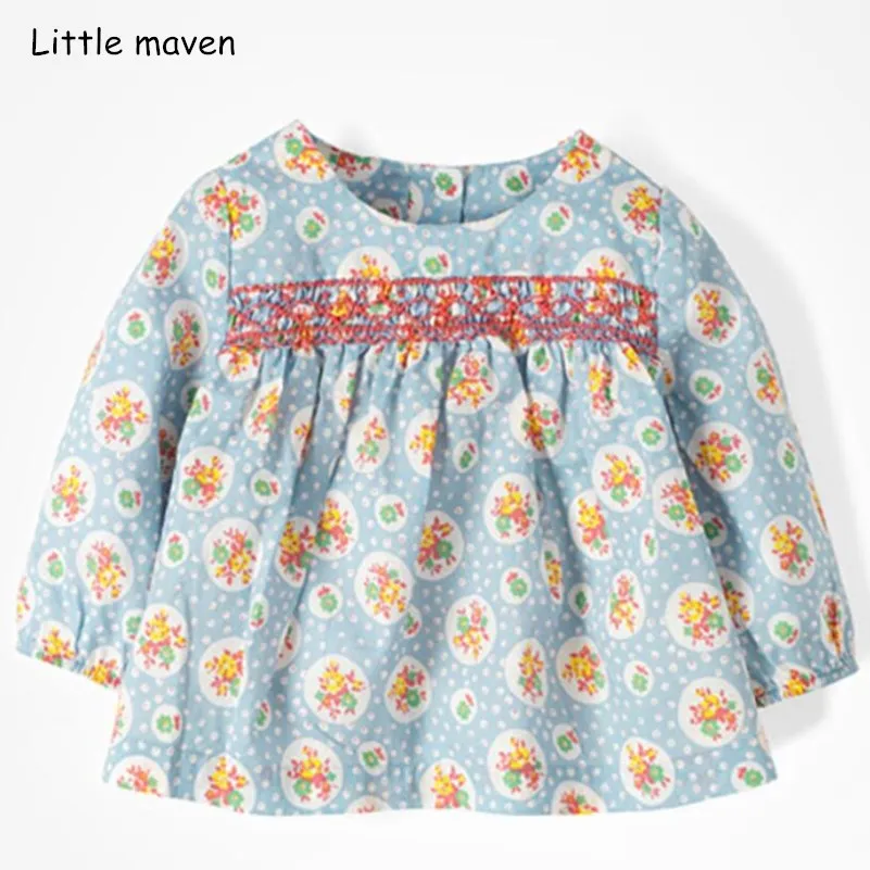 Little maven/детская брендовая одежда для маленьких девочек Новинка осени 2018 года