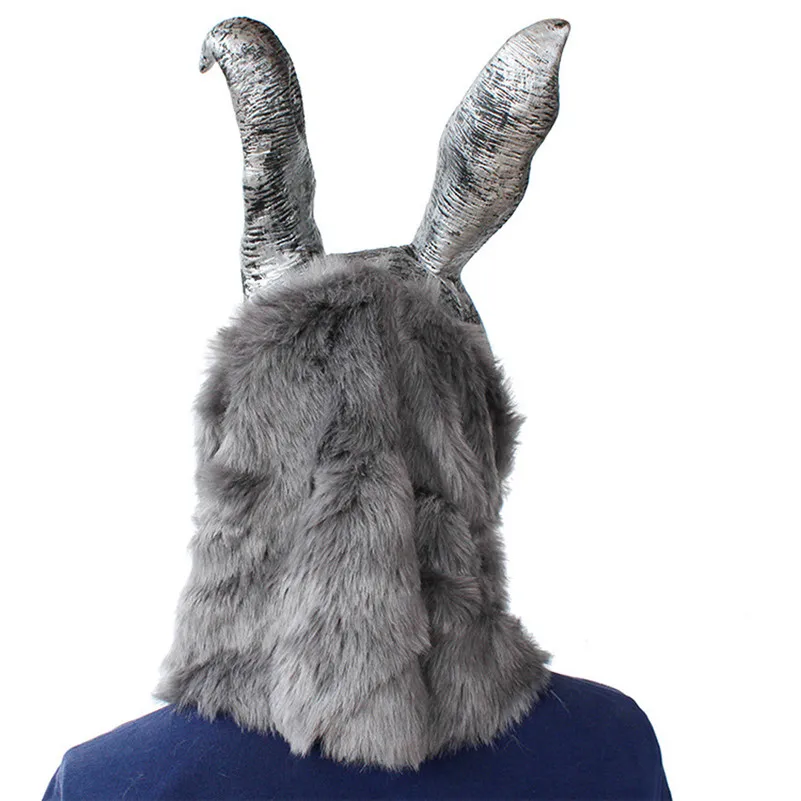 Donnie Darko FRANK маска кролика Хэллоуин кролик латексный капюшон с меховой маской
