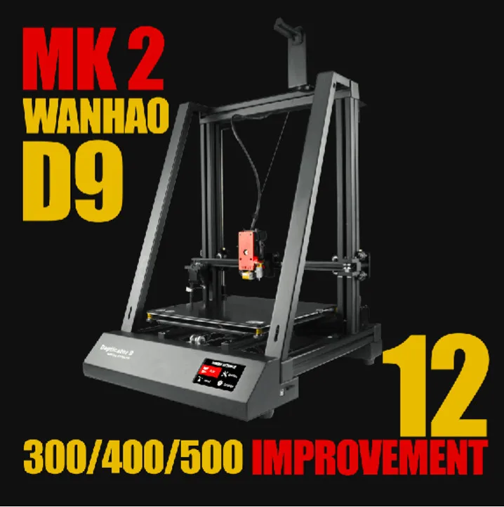 3D-принтер Wanhao FDM Дубликатор 9 D9 3DPrinter MK2 с автоматическим выравниванием различные
