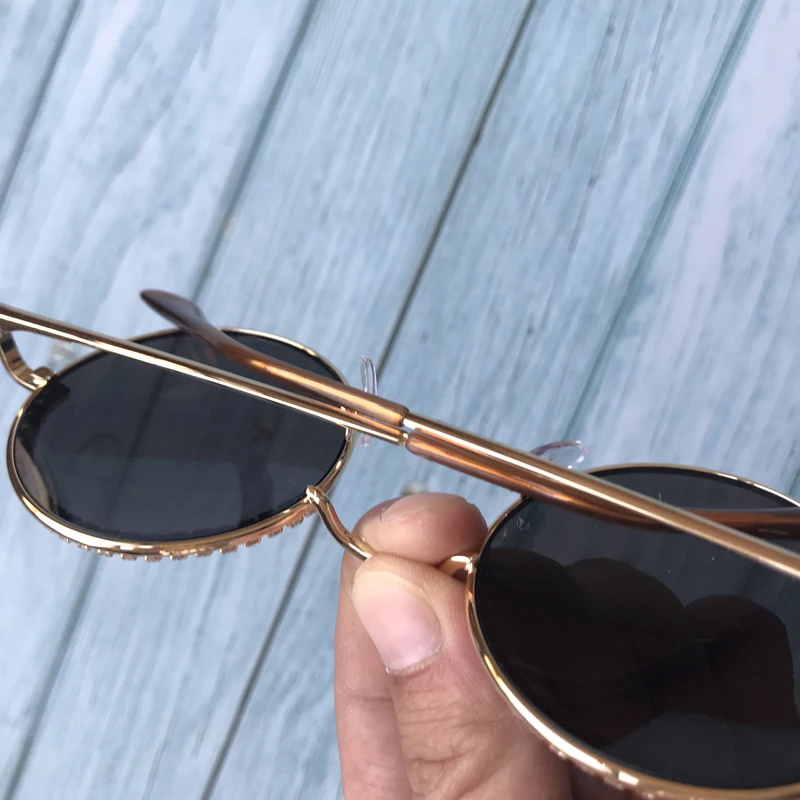 ZAOLIHU металлические классические круглые мужские солнцезащитные очки винтажные