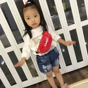 Детская сумка на пояс пакет открытый спортивный Чехол пояс бедра грудь через плечо путешествия Сияющий прибытие удобный кошелек