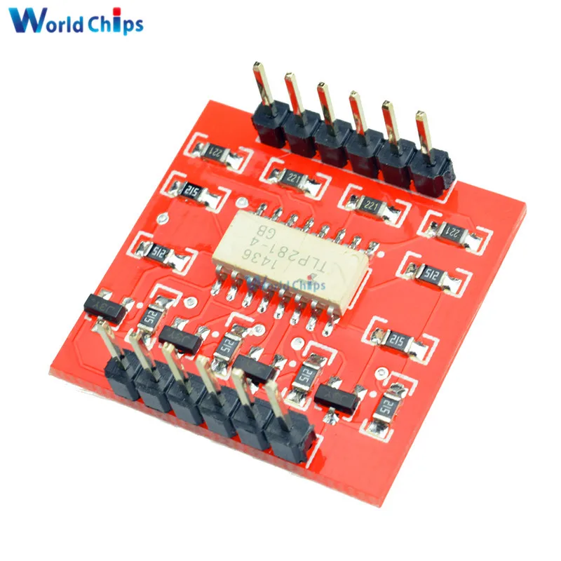 4 канальный оптоизолятор TLP281 IC модуль для платы расширения Arduino изоляция высокого