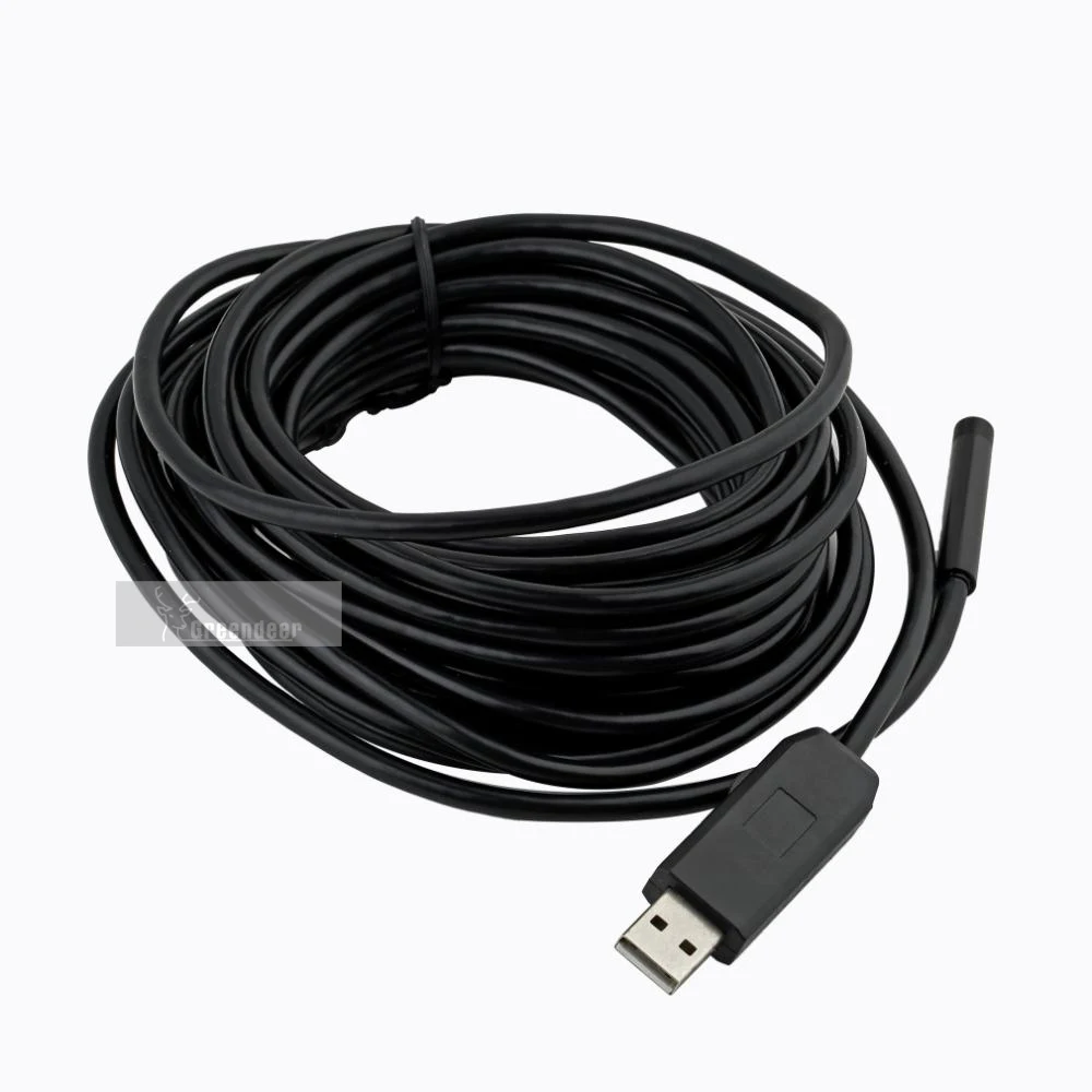IP67 USB Endoscope Inspection Camera 6Led 7mm led Waterproof Borescope 7M Mini Video Snake | Безопасность и защита