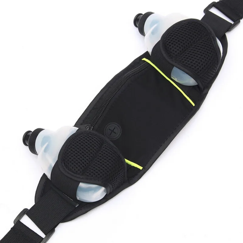 Светоотражающие Гидратации Пояс 2 Бутылок Воды Топлива Передач Марафон Езда На