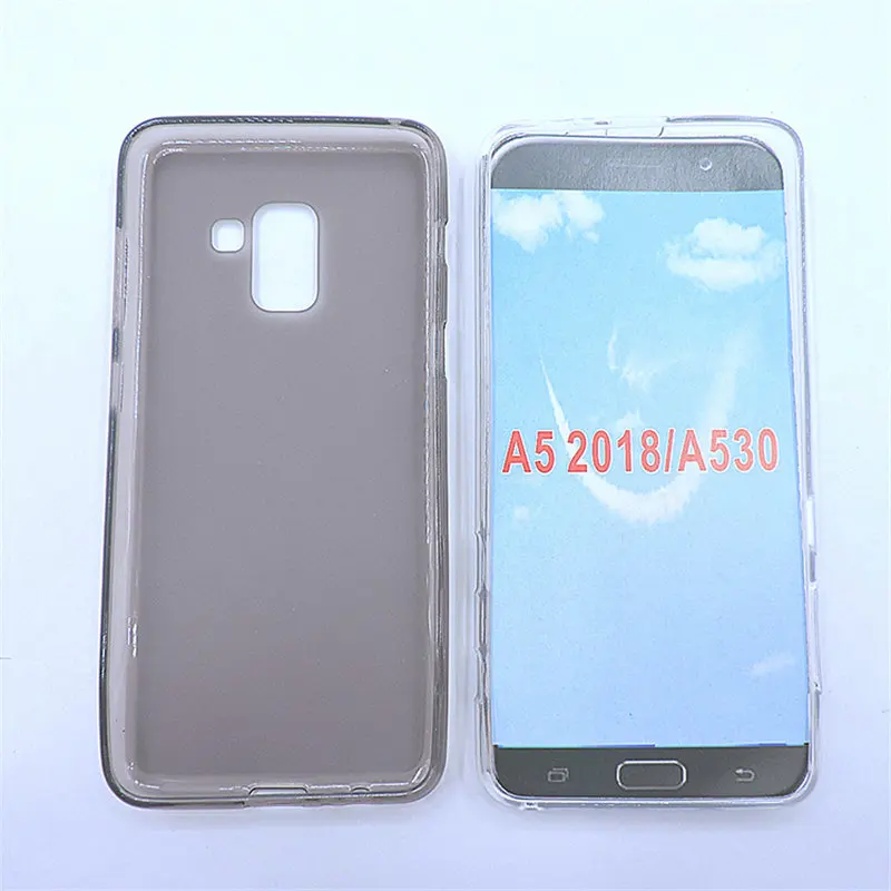 Новый оригинальный силиконовые Коке дело для Samsung Galaxy A8 2018 A530F SM-A530F задняя крышка