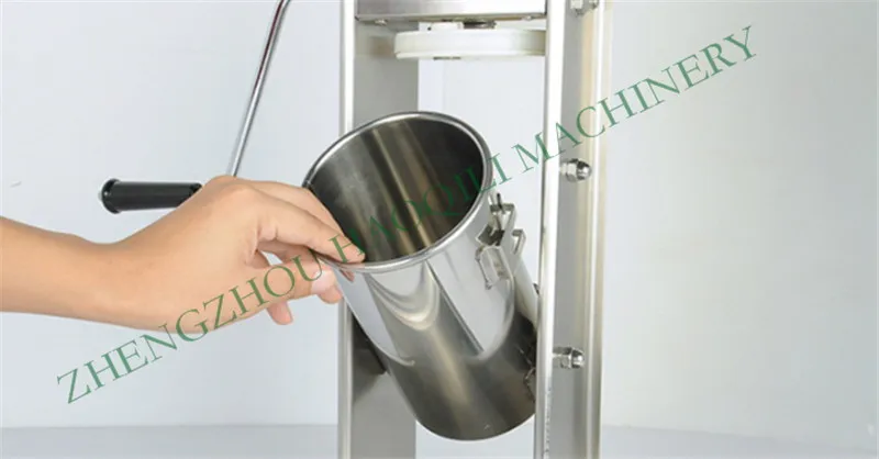 2 л вертикальный колбасный шприц с пластиковым поршень|stuffer| |