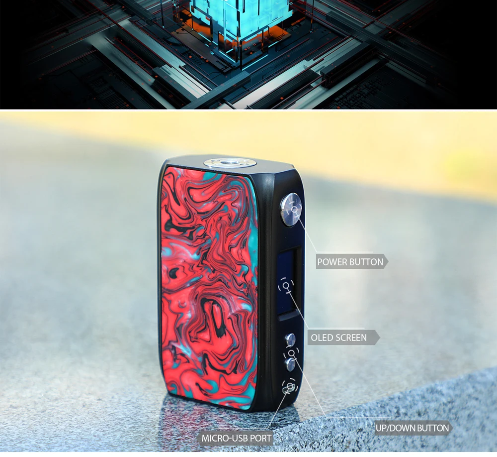 Электронная сигаретная коробка с двойным полимерным модулем iJoy Shogun Univ 180W с двумя батарейками Vape Mod VS squonk Mech Mod Voopoo Drag 2 Mod Box