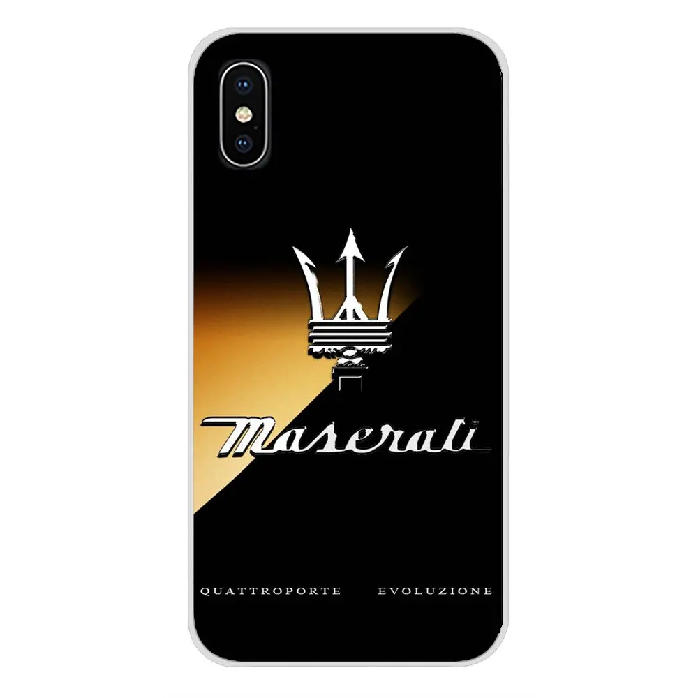For Samsung Galaxy A3 A5 A7 J1 J2 J3 J5 J7 2015 2016 2017 Maserati Car Logo Accessories Phone Shell Covers | Мобильные телефоны и