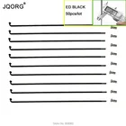 50 шт.лот 12 г черные спицы диаметр 2,6 мм j-изгиб Электрический велосипед спицы равный диаметр Черный Цвет Электрический велосипед колеса спицы