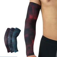 1 pc printed dot men cycling sun protection cuff cover running bicycle uv protective arm sleeve bike sport arm warmers sleeves