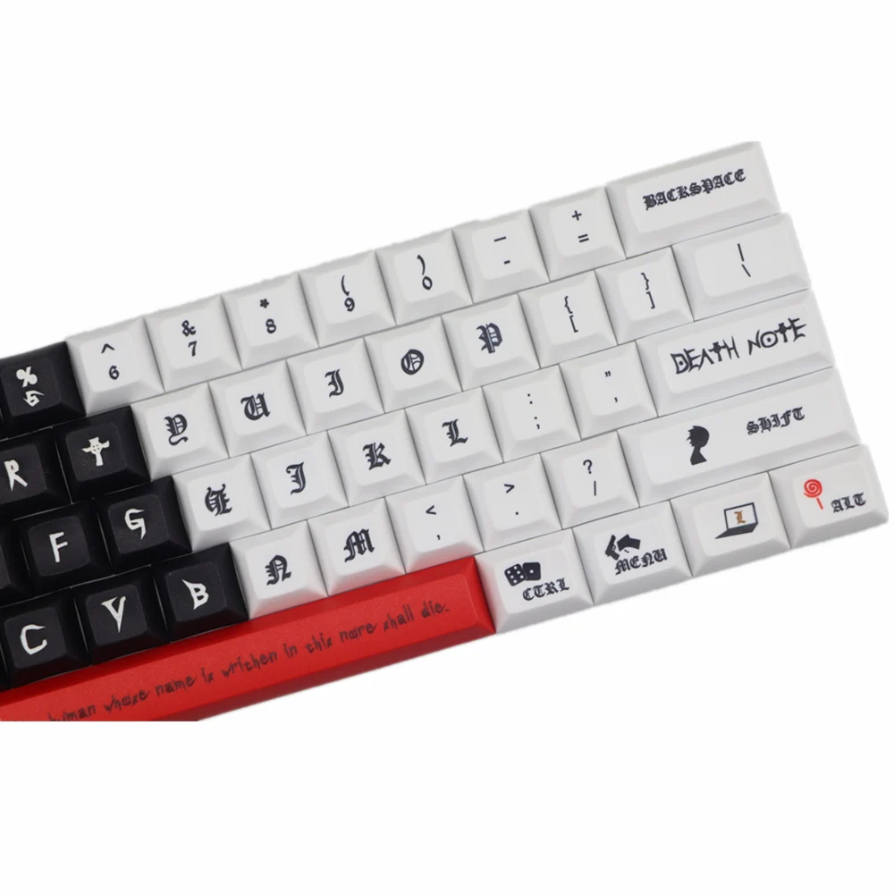 Новое поступление DSA pbt keycap dye sub keycaps 61 Ключ для cherry mx Переключатель