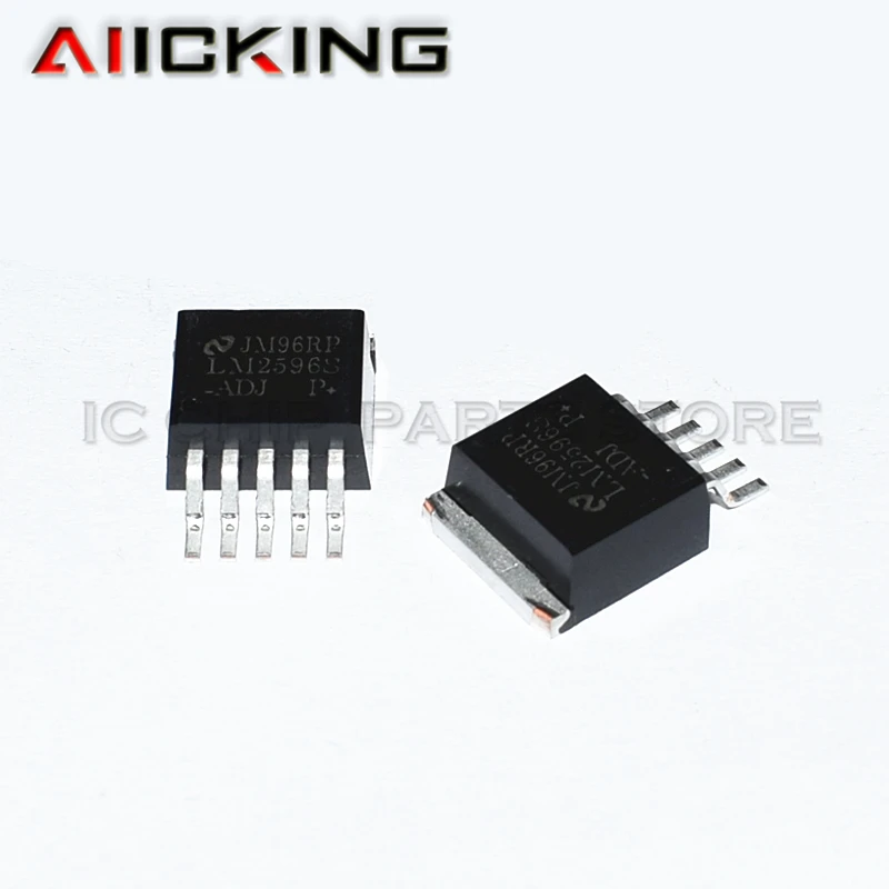 10 шт. LM2596S-ADJ-263 LM2596S LM2596 REG BUCK ADJ 3A TO263-5 качество nmd boost usb каналы регулятор сделай сам |