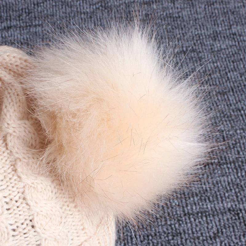 Fashion Baby Boys Girls Hat Knitted Winter Pom Children For Girs Beanies Cute Cotton Cap Warm Hats Scarf | Детская одежда и обувь