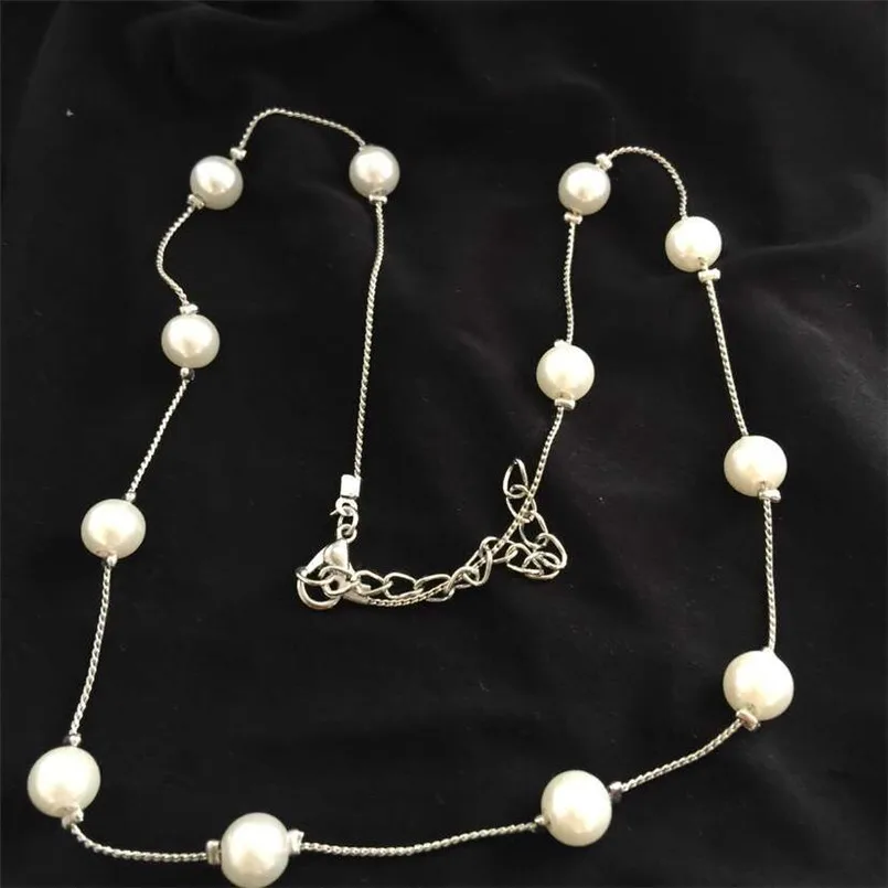 Olaru Fashion jewelry Korea Simulated Pearl Simple Choker Necklace For Woman Smmer necklaces &amp pendants Accessories Bijoux Femme |