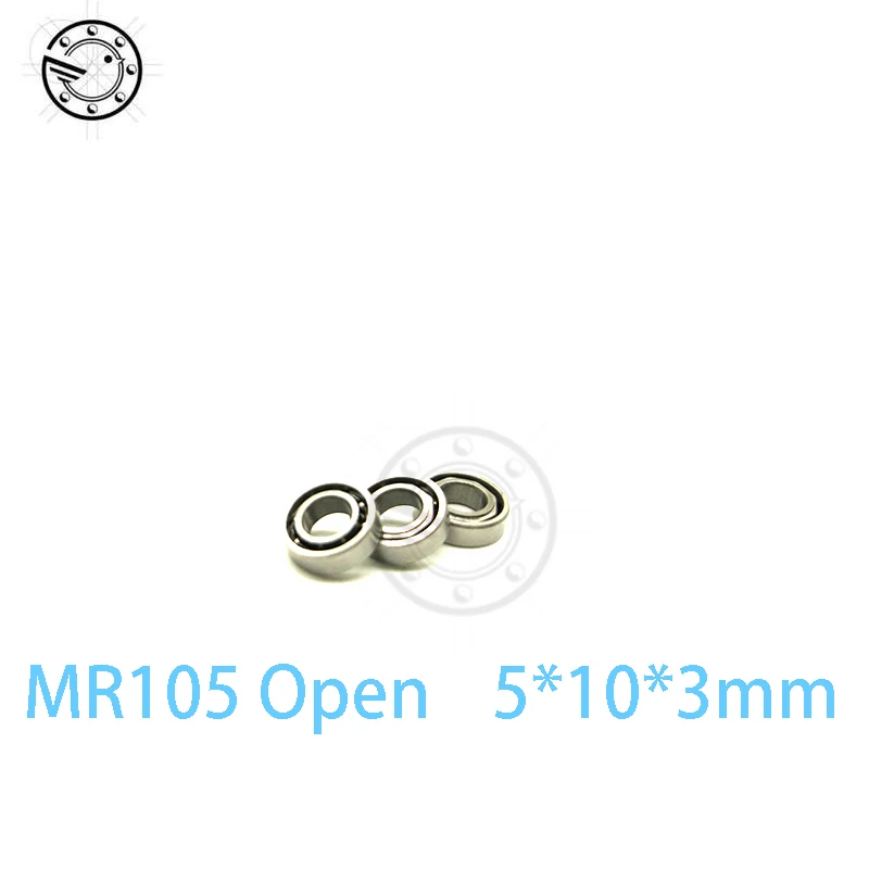 Мини шаровые подшипники MR105 открытого типа 50 шт. 5x10x3 мм 5*10*3 Бесплатная