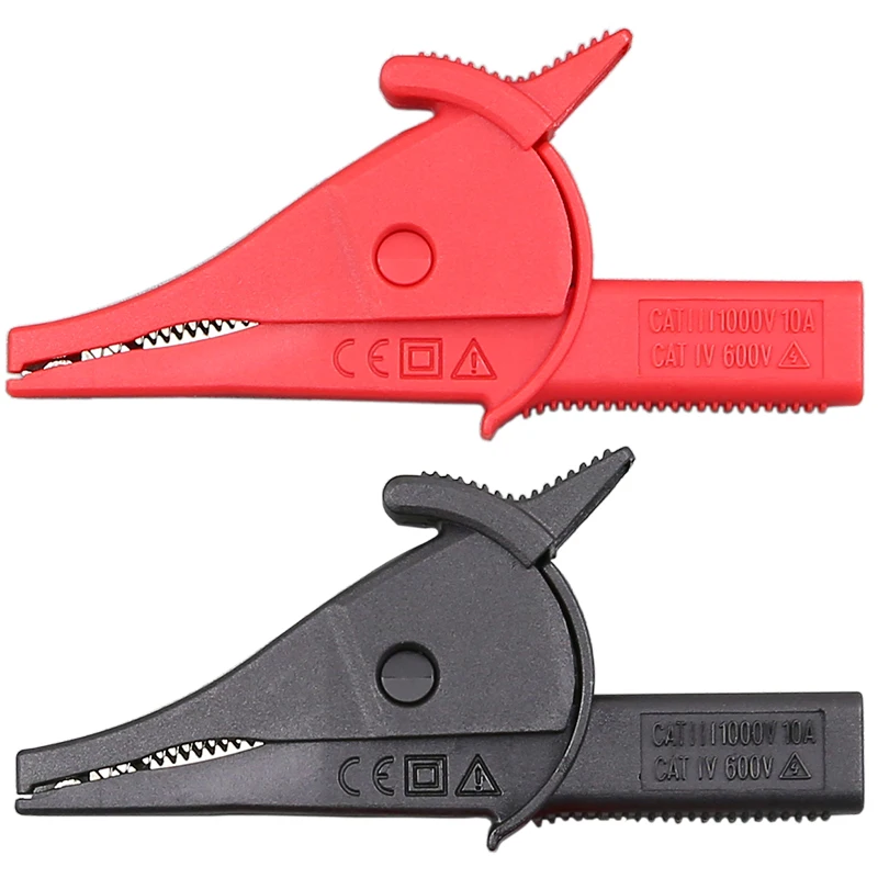 Фонарь с зажимом типа крокодил и прямым штекером|multimeter accessories|alligator banana plugprobe