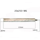 20*250mm-M6 магниевый анодный стержень для солнечных систем водонагревателя с 1 