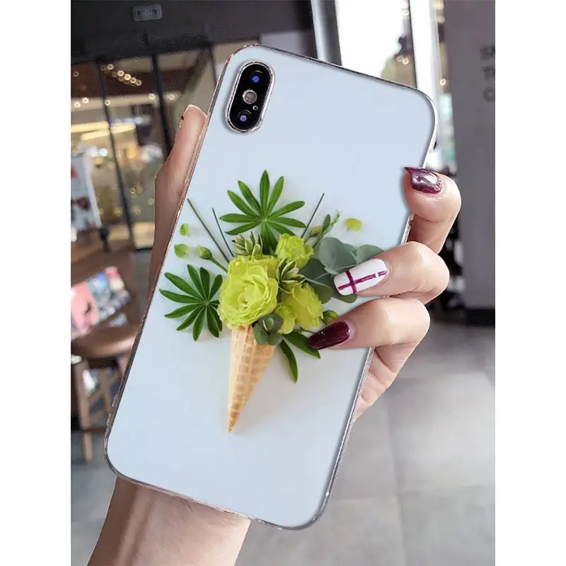 Высококачественный чехол для телефона Babaite яркие цвета мороженое цветы Apple iPhone 8 7
