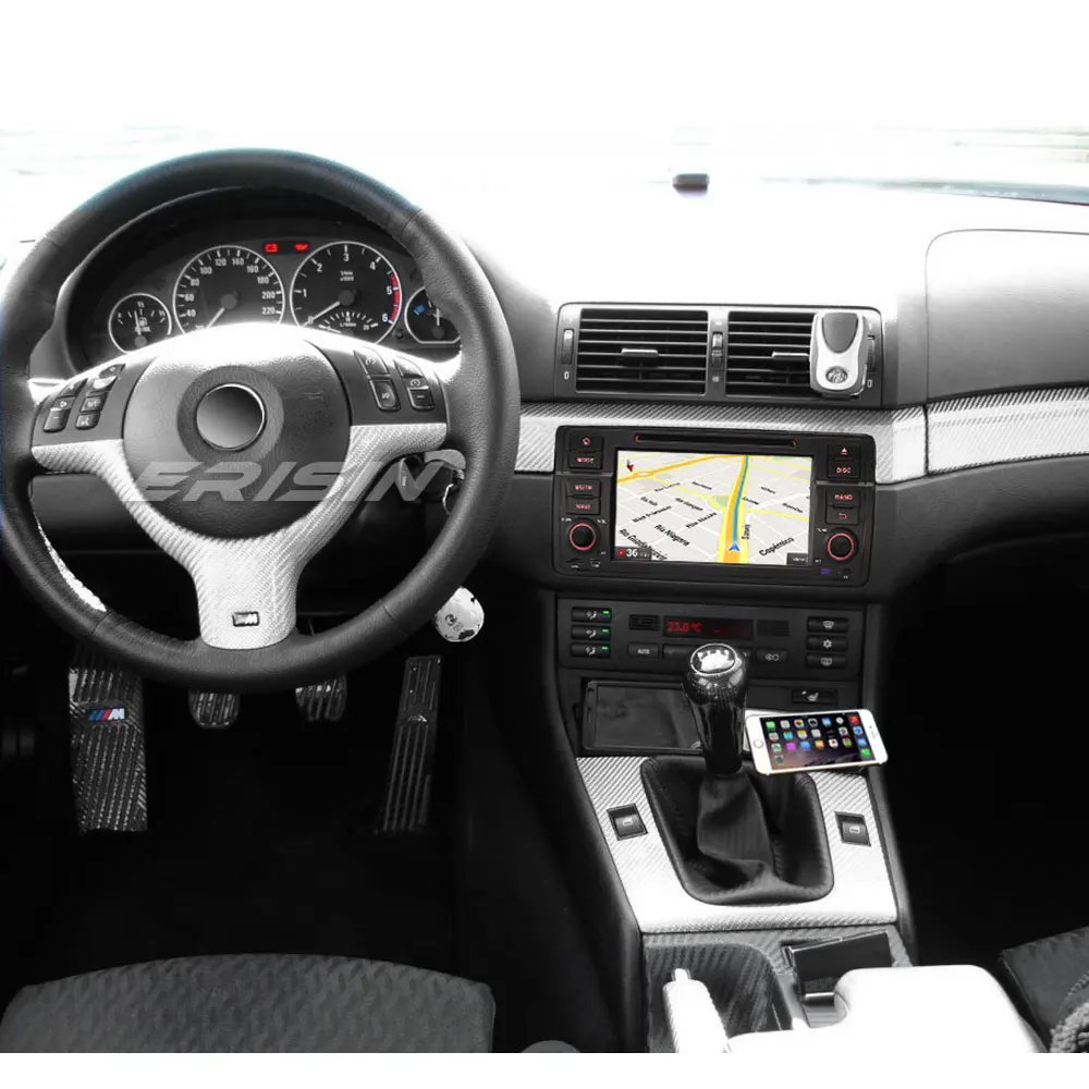 Erisin ES7346B 2 din Android 8 0 Восьмиядерный 4 Гб ОЗУ DVD GPS DAB для BMW E46 радио BT|Автомагнитолы| |