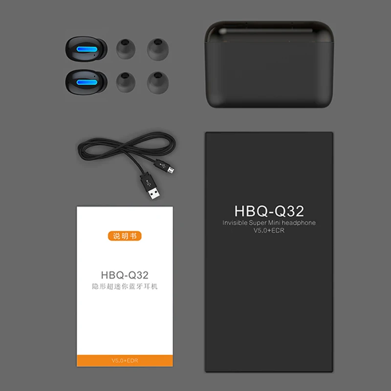 Наушники вкладыши Bluetooth 5 0 + EDR Спортивная мини гарнитура TWS Auricolare для игр