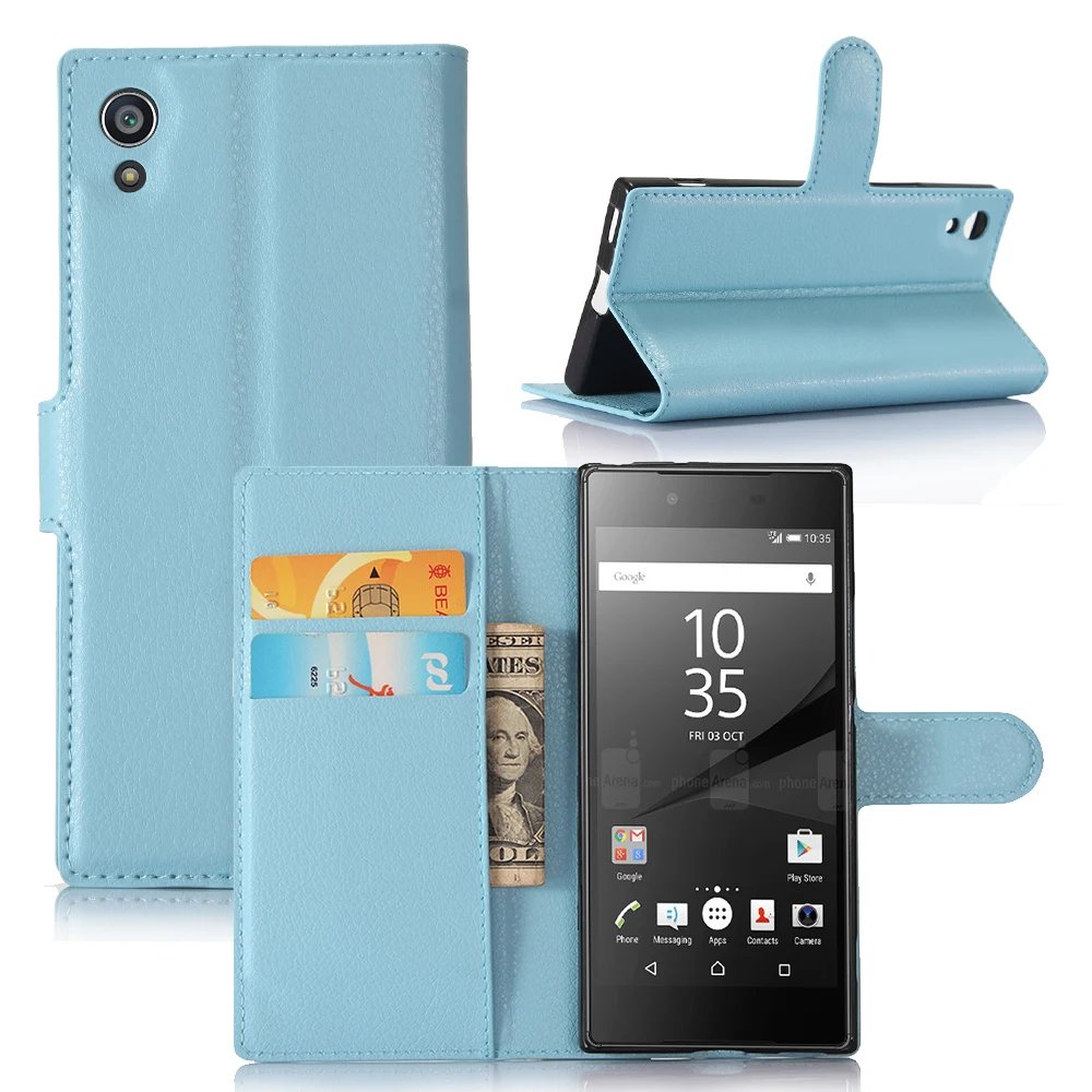 Модный чехол-кошелек из искусственной кожи для Sony Xperia XA1 защитный чехол с