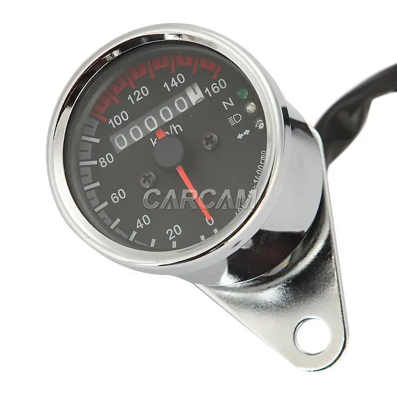 Мотоцикл двойной одометр спидометр B для Yamaha Honda Suzuki Harley Davidson Kawasaki Виктори...|speedometer