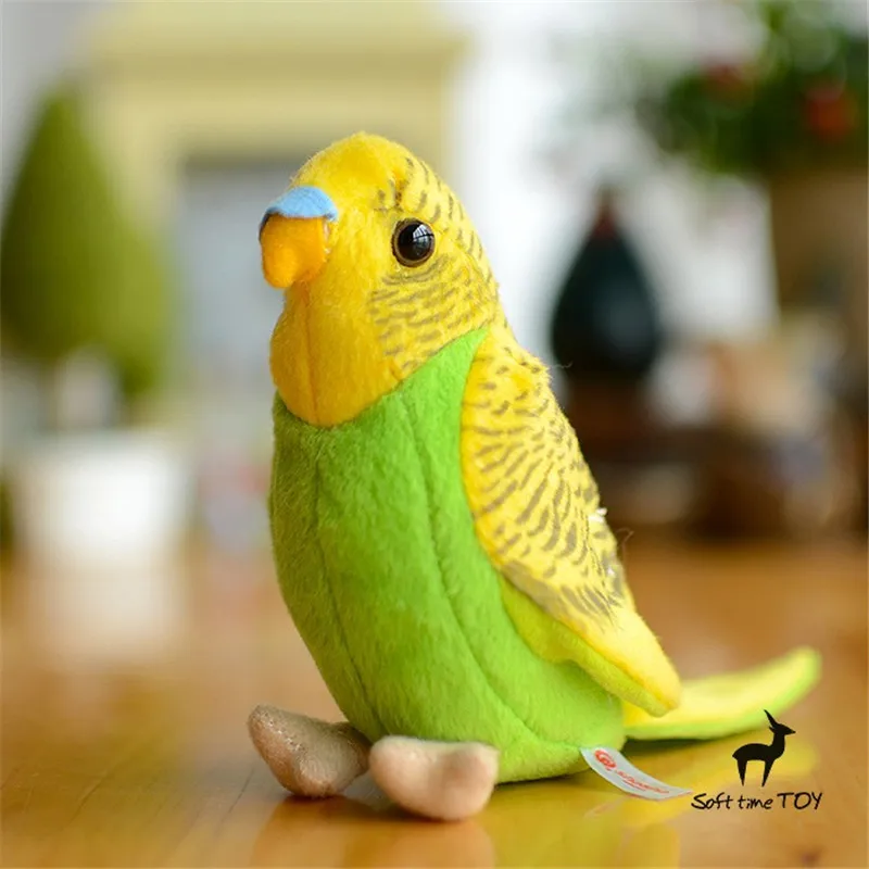 Маленькая попугай кукла высокое качество бренд подарок budgerigar моделирование