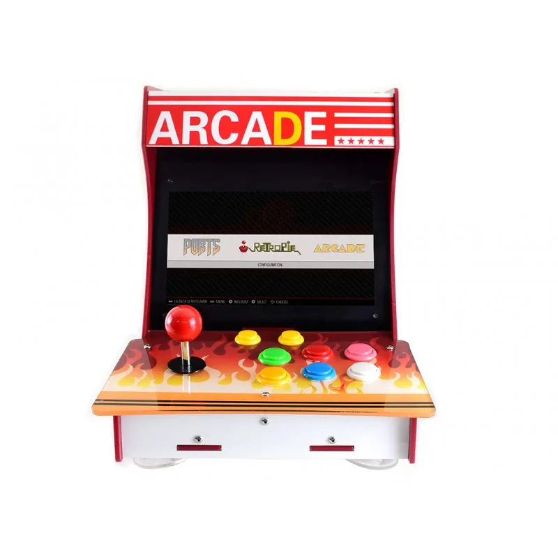 Arcade-101-1P, домашняя аркадная игровая консоль, игровой коврик, шапка с 10,1 дюймовым ips экраном, поддержка USB, геймпад для Raspberry Pi 3B/3B