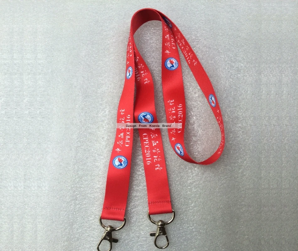 

Логотип на заказ, сублимация текста, печать на выставке, собрании, промоакция, двойные шейные ремешки с 2 крючками для карт