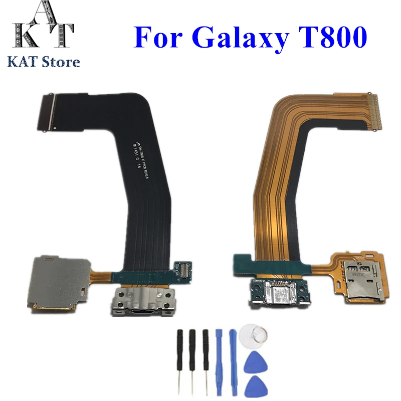 USB порт для зарядки Samsung Galaxy Tab S 10 5 дюйма T800 T805 док станция сим карты гибкий кабель