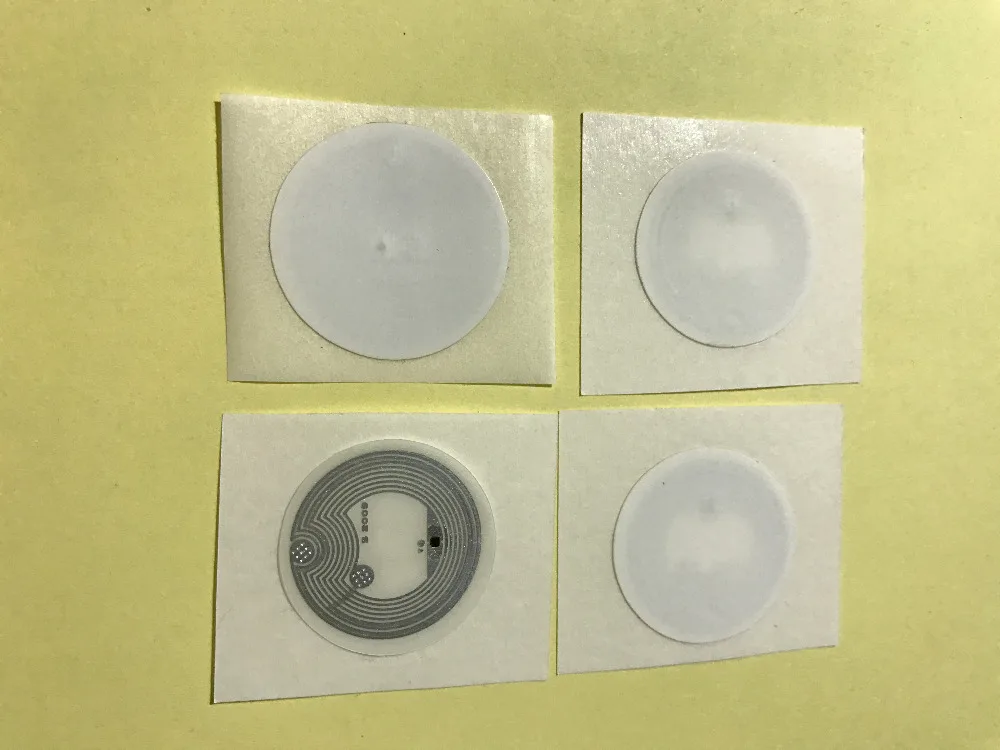 (100 шт.) NFC этикетки наклейки Ntag216 NDEF 13 56 МГц RFID метка для ключей смарт-карты всех
