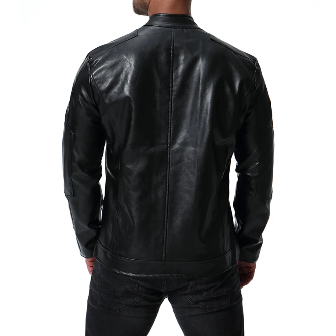 

Newest Motorcycle fashion Leather Jacket Men Classic Design Multi-Zippers Biker Jackets Dropshipping Bomber Leather top Coats