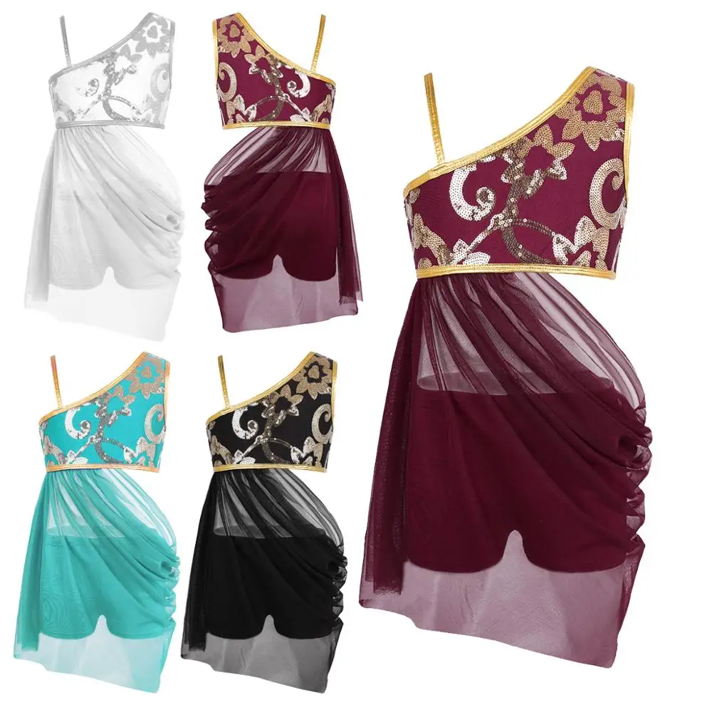 Гимнастический купальник для девочек 2 шт. балетное платье гимнастический топ с