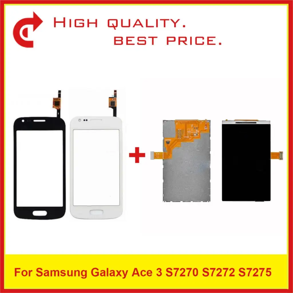 4," для samsung Galaxy Ace 3 S7270 S7272 S7275 ЖК-дисплей с сенсорным экраном дигитайзер Сенсорная панель Pantalla монитор