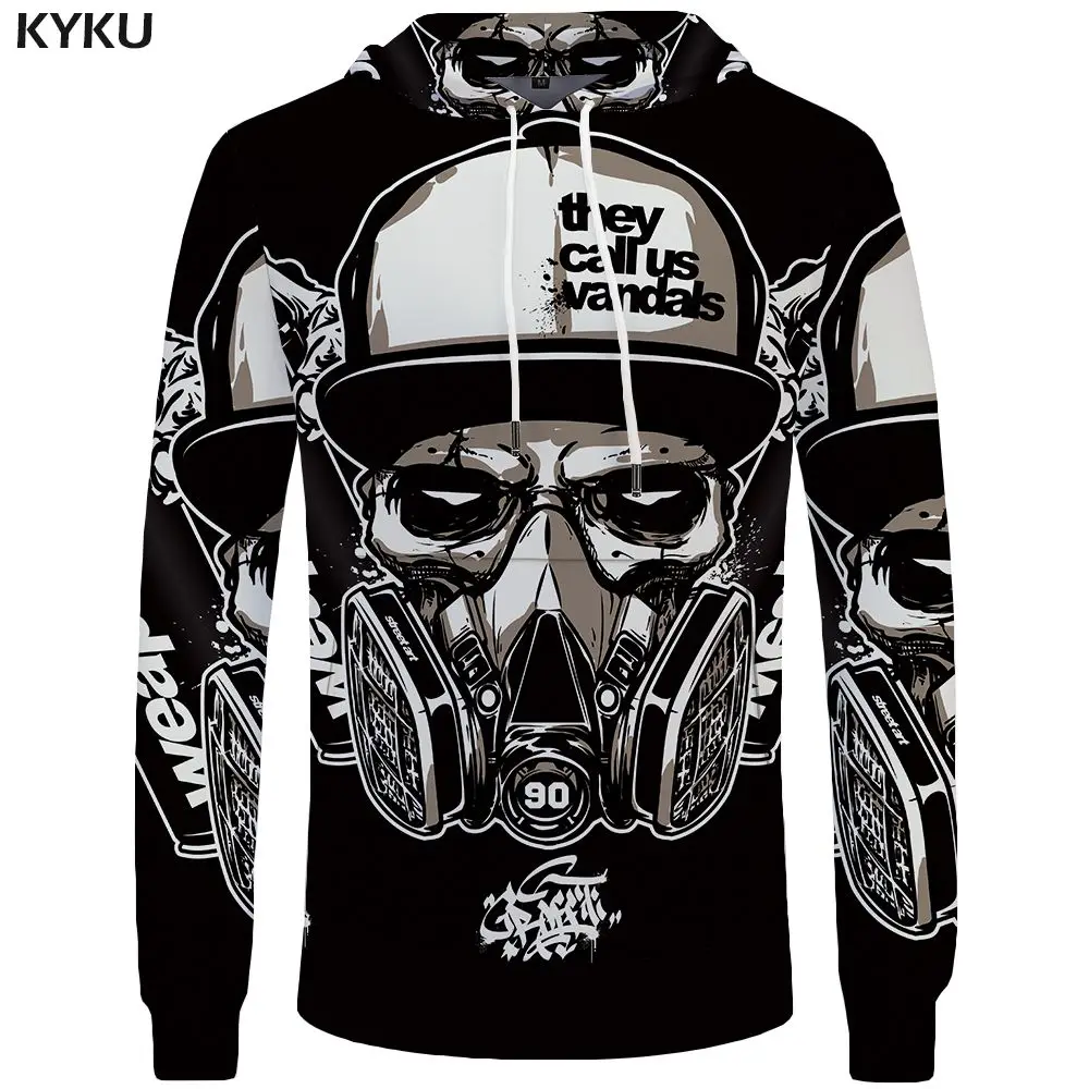 3d hoodies 03 KYKU Череп Толстовка мужские черные военные куртки с капюшоном аниме одежда панк Рок Металл 3d принт Толстовка Повседневная Мужская Уличная одежда - Цвет: 3d hoodies 03