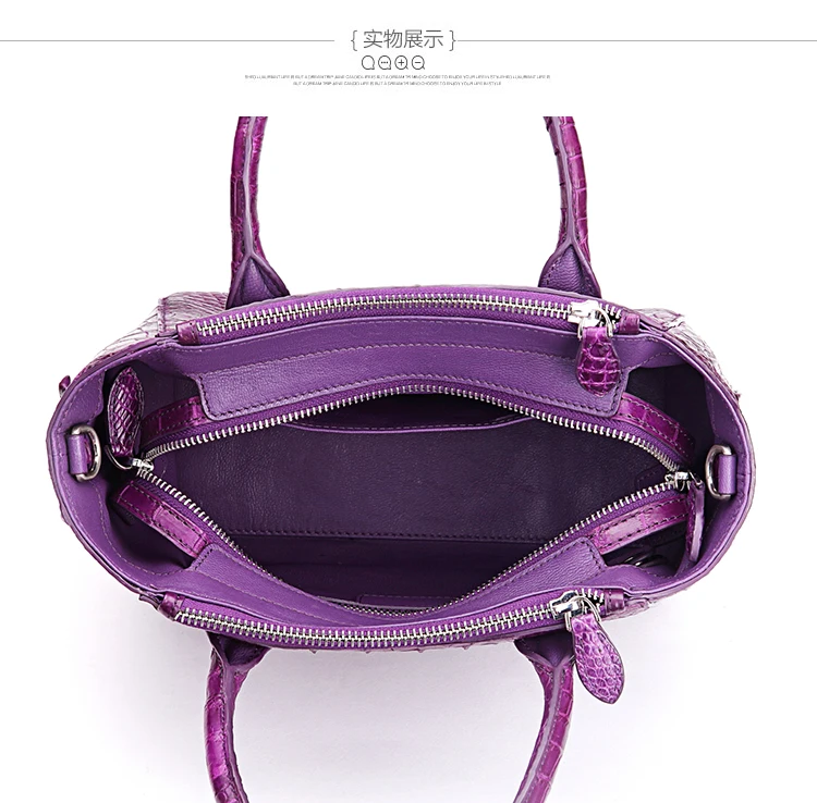 100% натуральная крокодиловая кожа женская сумка через плечо модная из кожи