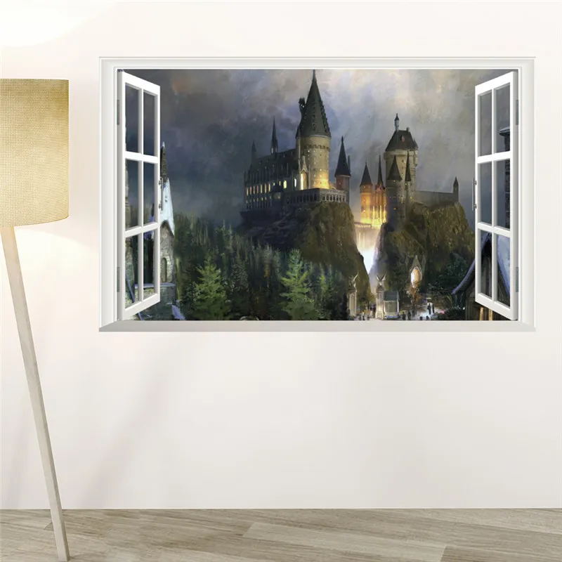 Мультяшные настенные Стикеры для детской комнаты спальни гостиной 3D наклейки на