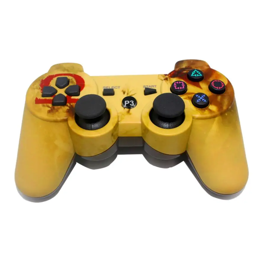 CAMO ARES JIELI беспроводной Bluetooth Камуфляжный цветной контроллер для sony playstation Dualshock 3 PS3 контроллер вибрации геймпад - Цвет: CAMO ARES