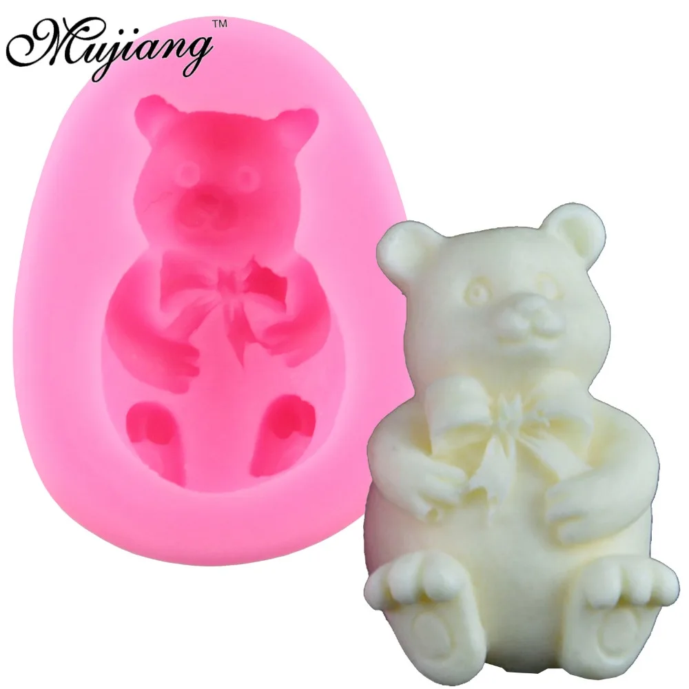 3D Детские вечерние формы для шоколадных конфет милые силиконовые плюшевого