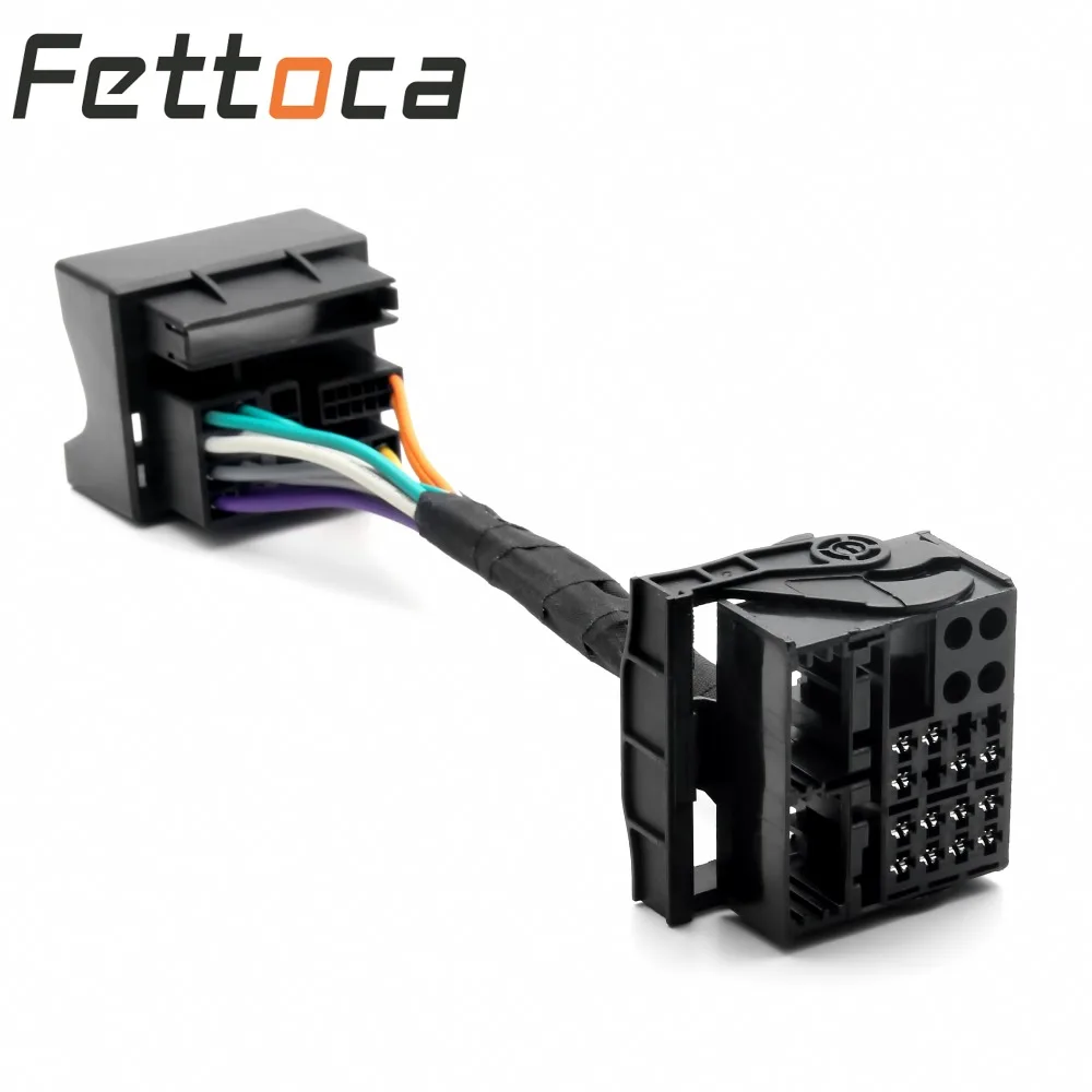 RCD510 RCD330 плюс Quadlock разъем преобразования кабель адаптера MQB к платформе PQ для VW Tiguan Passat