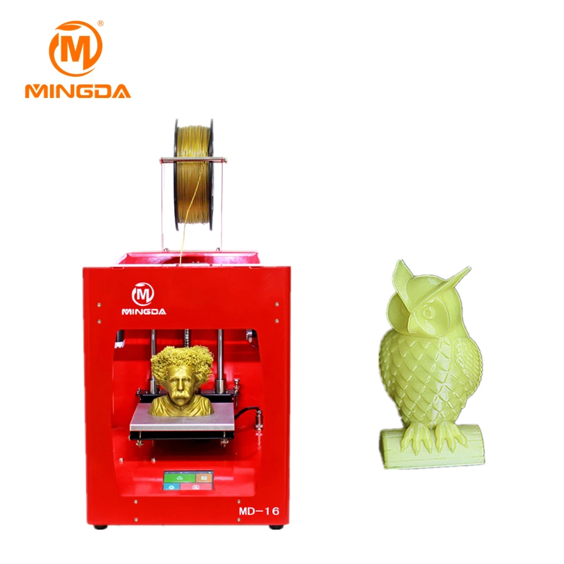 Горячая Распродажа MINGDA настольный 3d принтер новейший FMD 3D печатная машина три цвета металл 3 D принтер для продажи