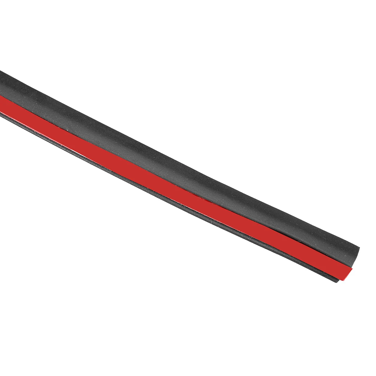 2M Slanted T-Type Car Door Gap Rubber Sealing Strip Sticker Seal Sound Insulation Weatherstrip Edge Sealant Black White
