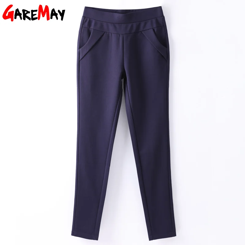 GAREMAY 6XL плюс Размеры Для женщин брюки Высокая Талия офисные карандаш для