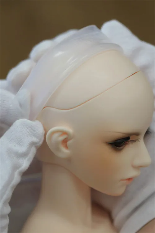 Новинка 1/6 1/4 1/3 BJD Прозрачная силиконовая защитная крышка для парика Защитная