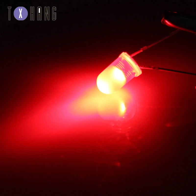 50/100 шт. 5 мм круглые красные/зеленые/синие/желтые/оранжевые диоды F5 разноцветные