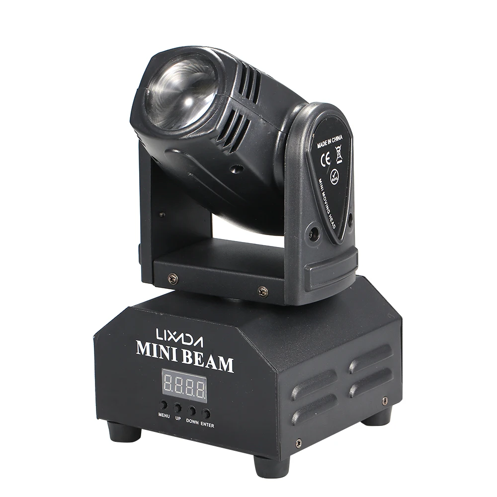 Профессиональный RGBW микс Цветной DMX 512 мини светильник с подвижной головкой 50 Вт