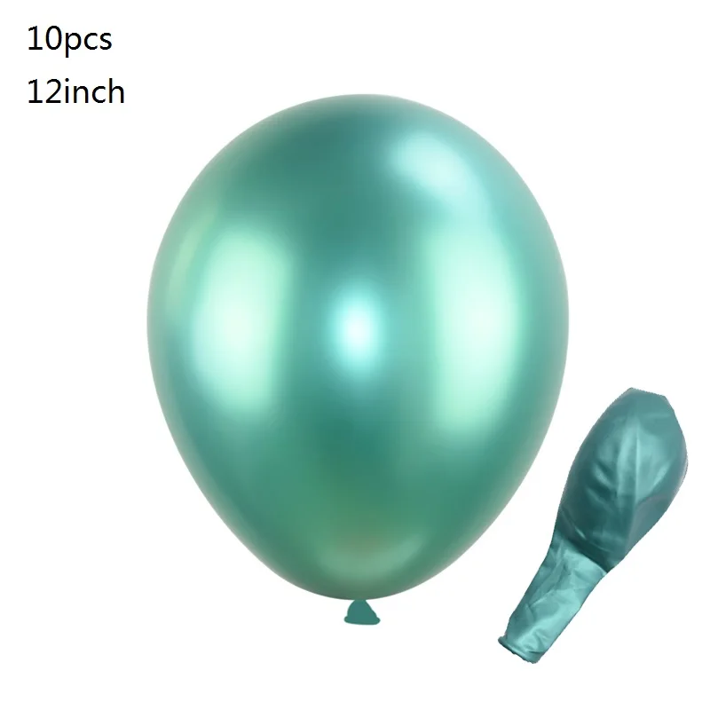 metallic balloon B 10 шт. 30 см латексный держатель для воздушных шаров лоток белая трубка из ПВХ держатель воздушных шаров для свадьбы День рождения DIY шарики для украшения Аксессуары - Цвет: metallic balloon B