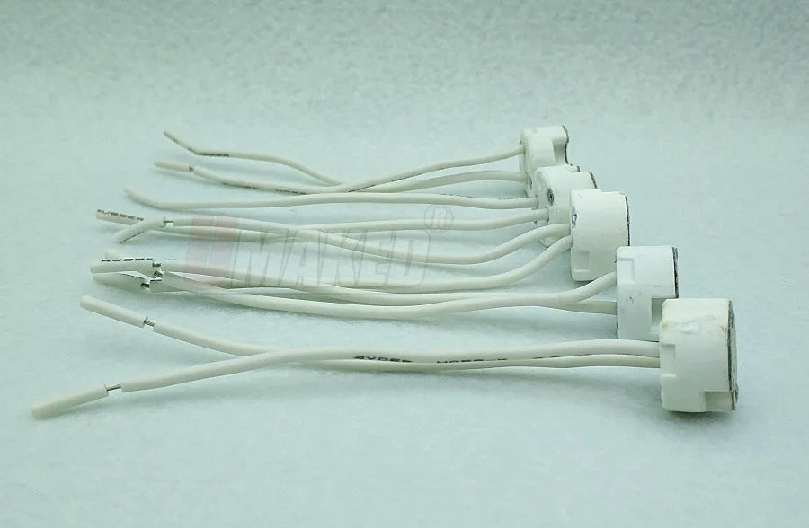 MR16 MR11 GU5.3 G4 основа для лампы с проводом керамическая галогенная розетка