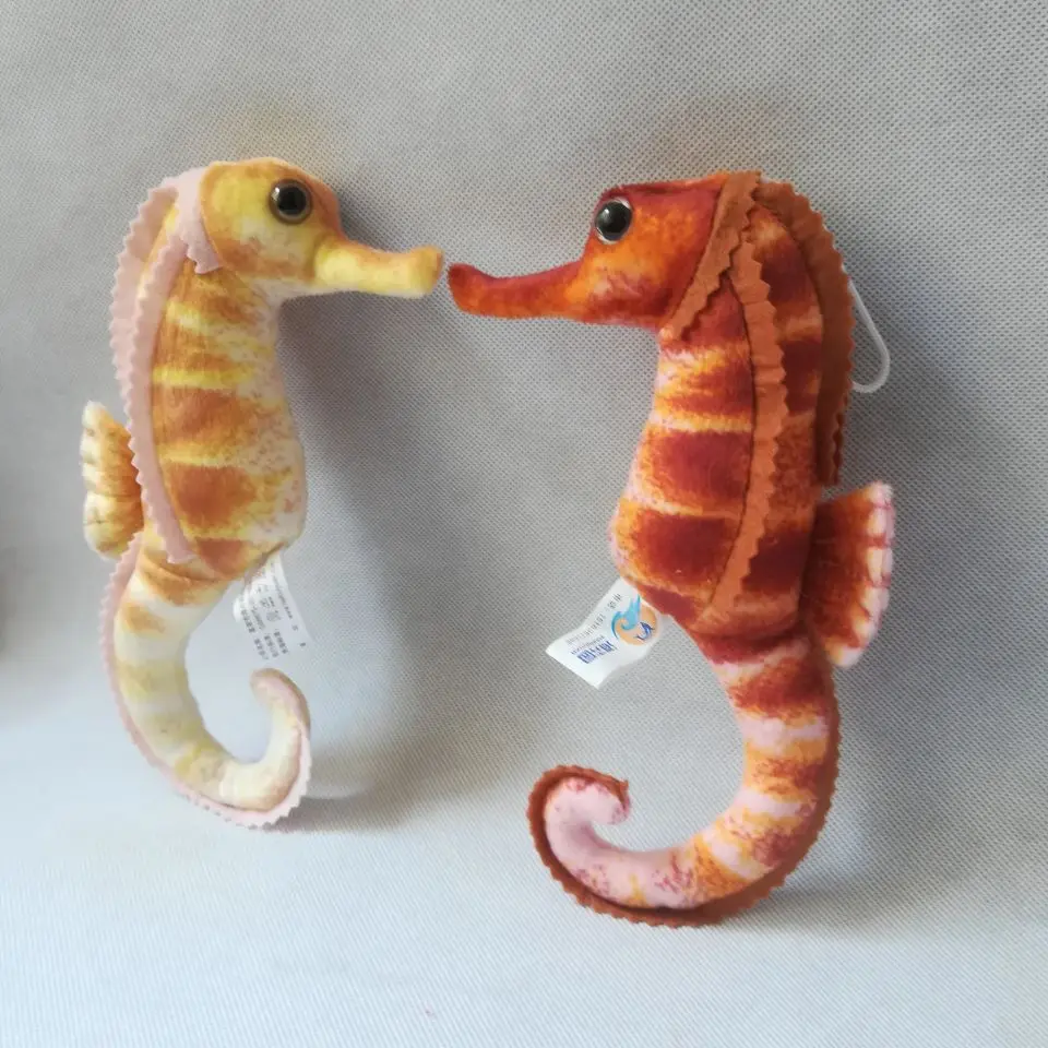 

real life toy sea horse plush toy about 23cm lovely cartoon seahorse toy ,soft doll baby toy birthday gift h0882
