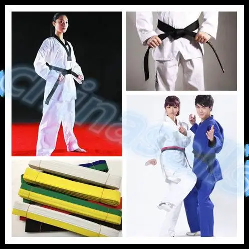 20pcs 2.8M martial arts belt Karate Taekwondo Judo Jiu jitsu tae kwon do belt Karate Taekwondo tape